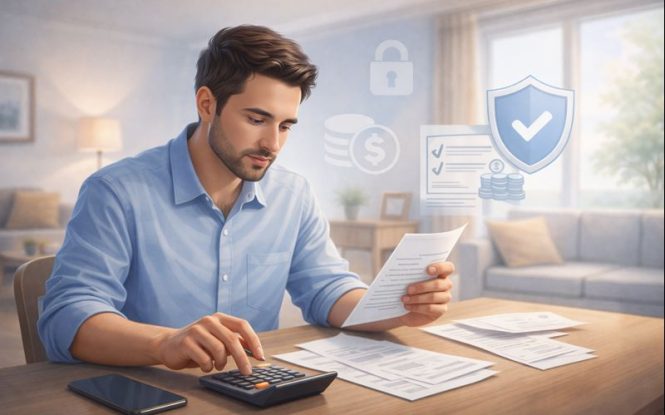 Renter reviewing monthly expenses to understand renters insurance cost